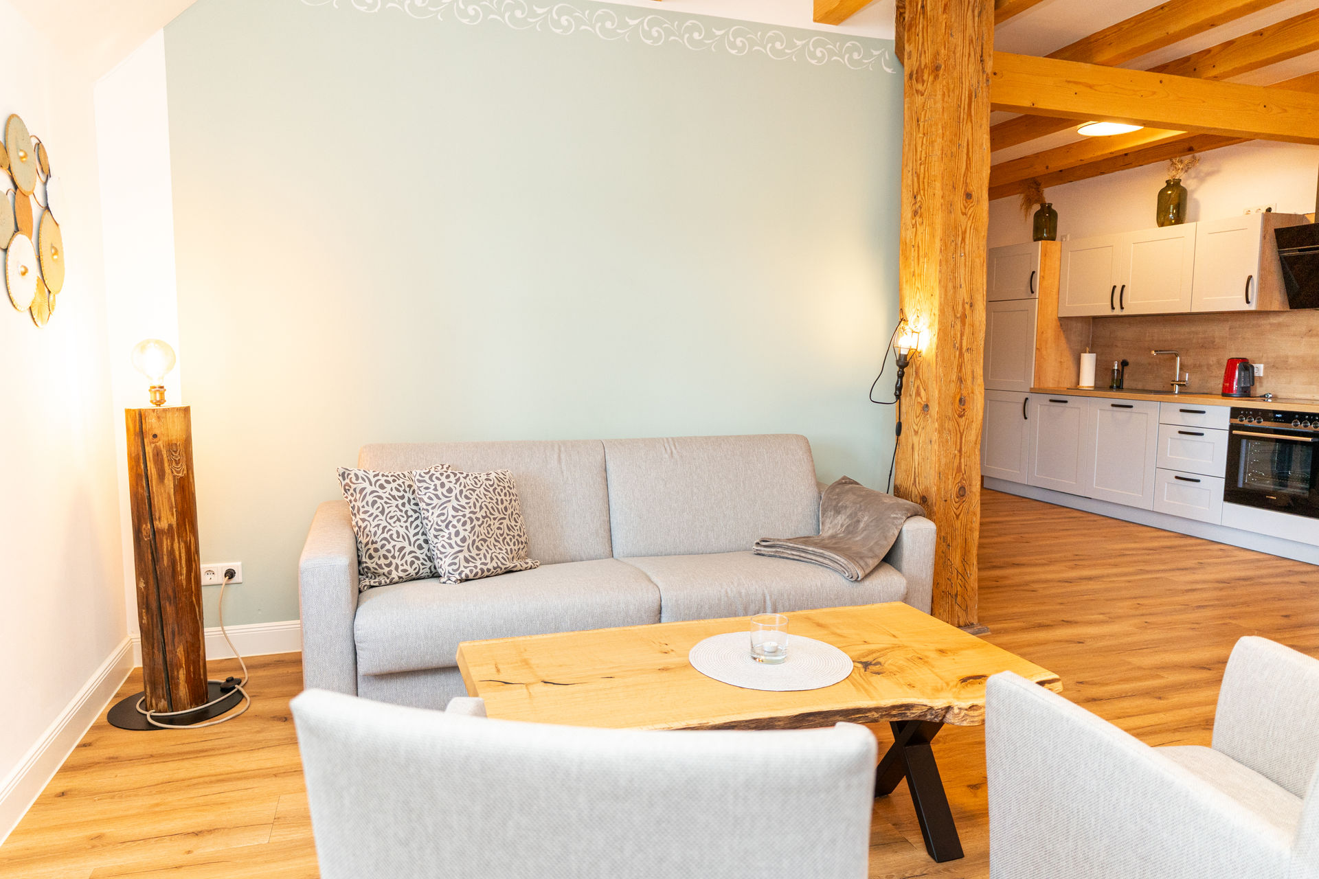 Unsere Appartements für1-2 Personen + 2er Schlafcouch